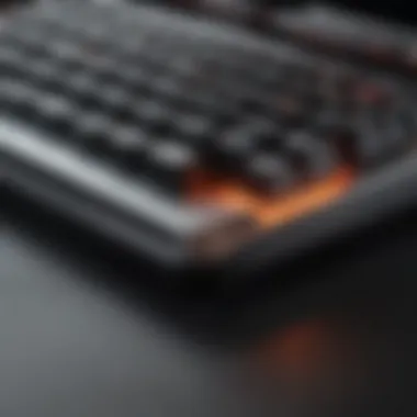 Compact and Sleek Wireless Gaming Keyboard Design