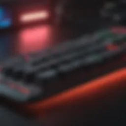 Wireless Gaming Keyboard with RGB Lighting