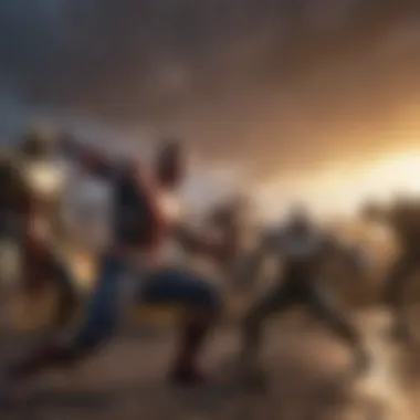 Avengers Infinity War Battle Scene