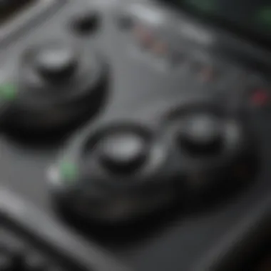 Close-up of the Belkin Gamepad buttons highlighting advanced technology and responsiveness