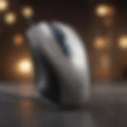 Ergonomically designed MMO mouse showcasing comfort