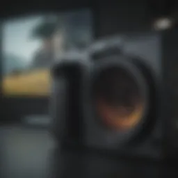 Vibrant gaming monitor showcasing Xbox Series X graphics