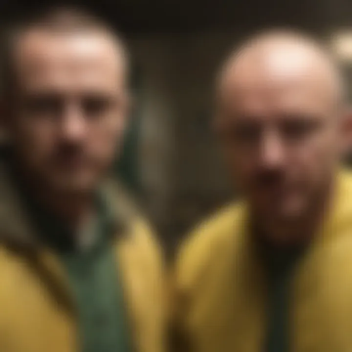 Breaking Bad Characters Jesse Pinkman and Walter White