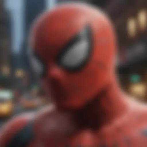 Captivating Spider-Man Clip Poster