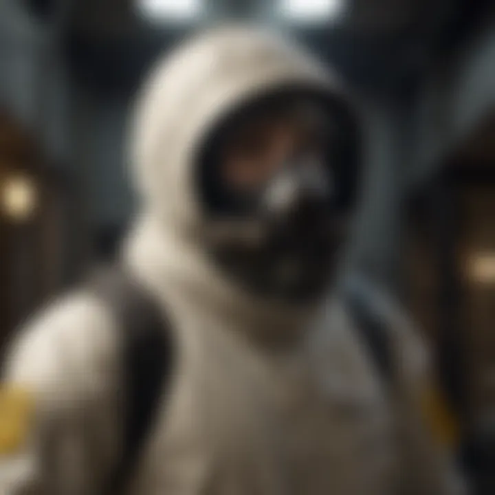 Character in Hazmat Suit from Cloverfield