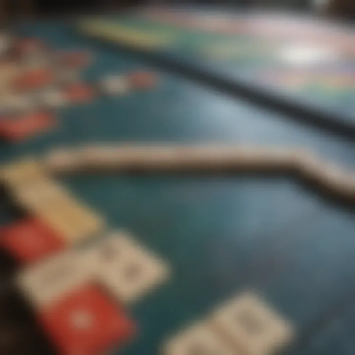 Colorful Scrabble Tiles on a Table