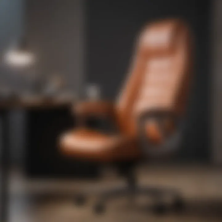 Comfort and luxury in leather office chairs