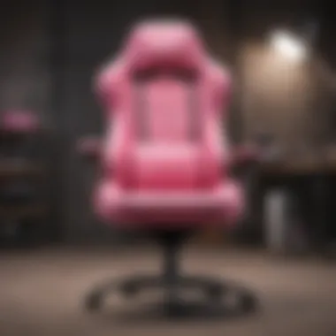 Comparison chart of different pink gaming chair models