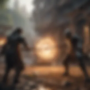 Dynamic Combat Mechanics in Online RPGs Dynamic combat scene showcasing gameplay mechanics