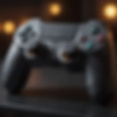 A detailed view of a fully customized controller ready for gameplay.