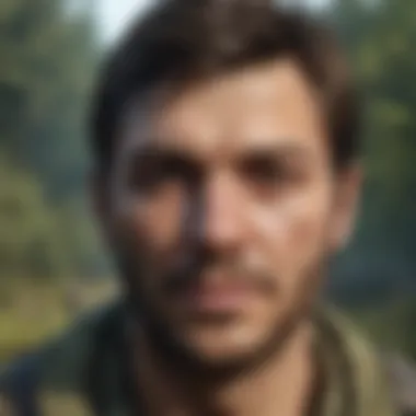 Close-up of character customization options in DayZ Gone