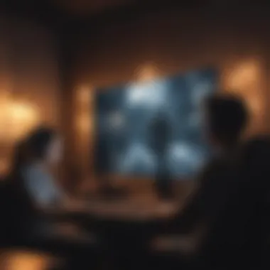 Immersive Gaming Experience with Dell Dynamic scene of gamers enjoying a Dell gaming PC during an intense session
