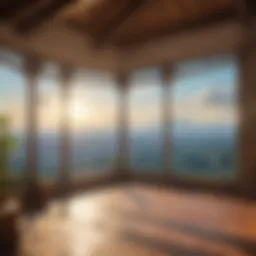 Enchanting landscape of Skyloft