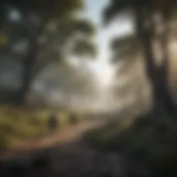 The expansive world of Tamriel inviting exploration