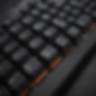 Mechanical gaming keyboard for responsive gameplay