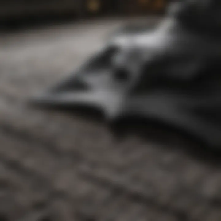 Close-up of material quality on a Batman rug