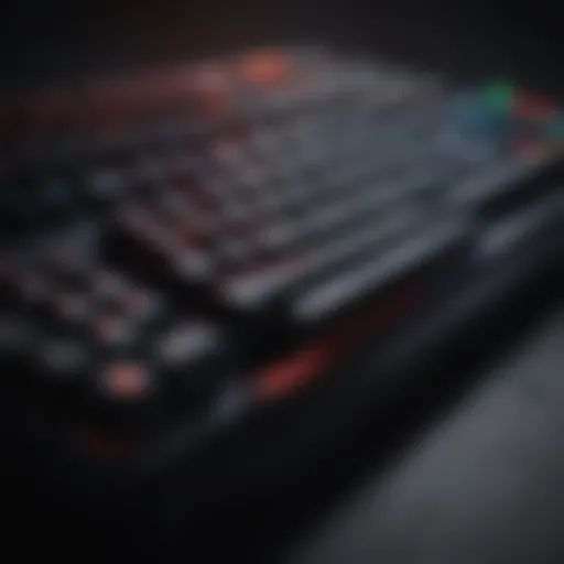 Keyboard with RGB backlighting