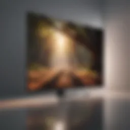 Sleek OLED TV