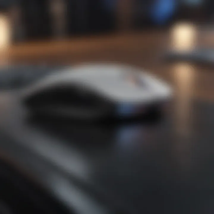 Sleek Wireless Mouse with Customizable Backlighting