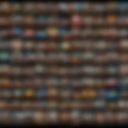 A vibrant collage showcasing various movie genres available on Amazon Prime.