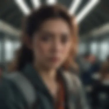 Emotional Depth in Mugen Train An evocative scene capturing the film's emotional depth and themes.
