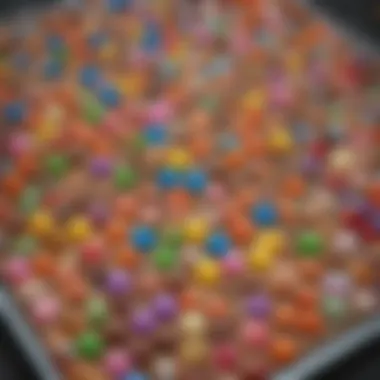 Colorful gameplay screen of a puzzle game similar to Candy Crush