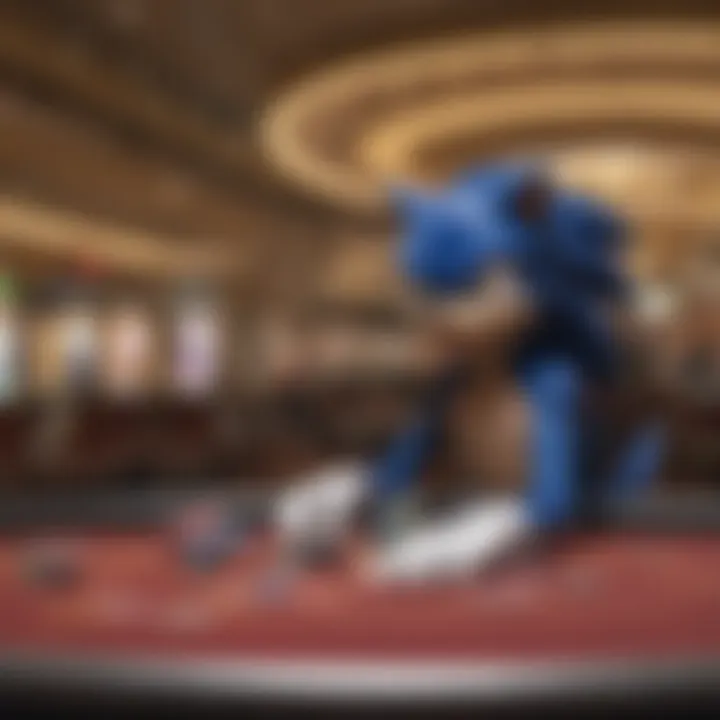 Sonic in Casino Night Zone