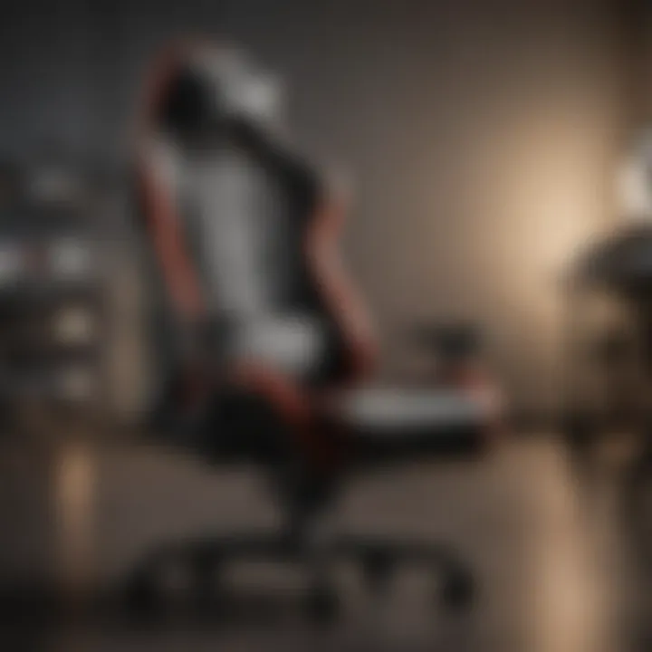 A stylish gamer chair with a modern design