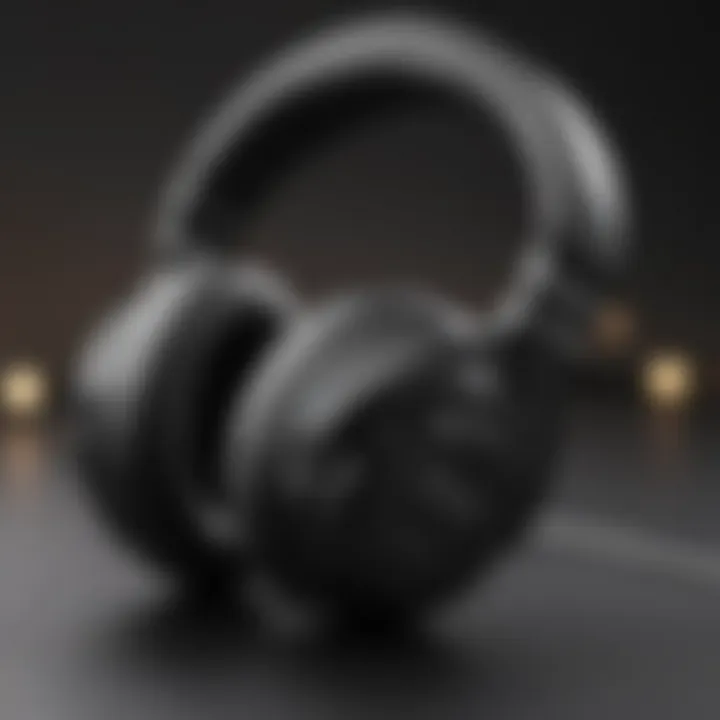 Diagram illustrating different headphone types and their features