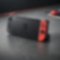 Close-up view of the Nintendo Switch Flip Cover showcasing its sleek design.