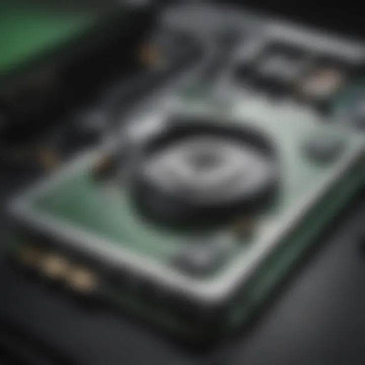 Close-up of the Seagate Expansion Card highlighting its design