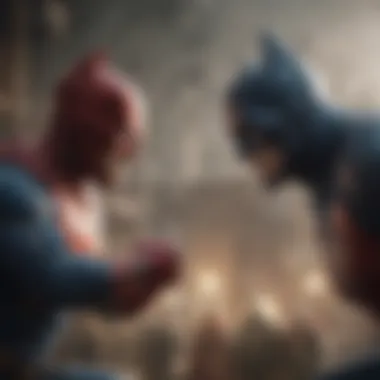 Cinematic Spectacle of Superhero Battles