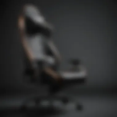 Ergonomic gaming chair design showcasing lumbar support