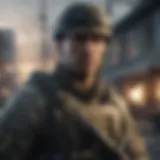 An immersive scene from a Call of Duty match showcasing strategic gameplay.