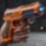 Sleek design of the Nerf X Shot Water Gun