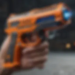 Sleek design of the Nerf X Shot Water Gun