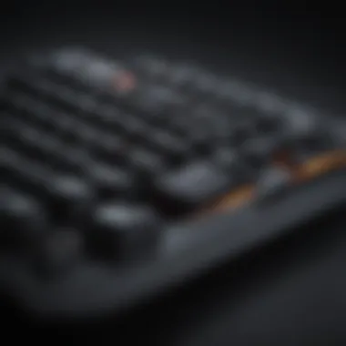 Ergonomic gaming keyboard designed for comfort during long gaming sessions