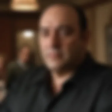 A visual representation of The Sopranos' cultural impact on television