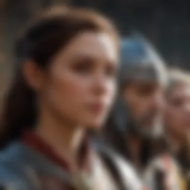Diverse Player Representation A diverse group of avatars representing players in a digital D&D game
