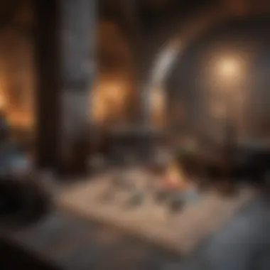 Virtual Tabletop Experience Virtual tabletop interface showcasing a Dungeons and Dragons session