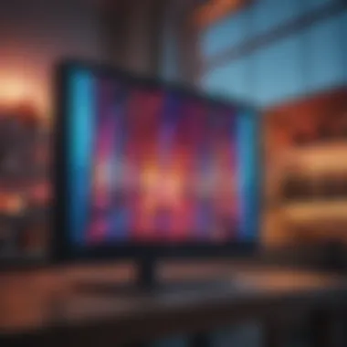 Vibrant Display Technology TV display with vibrant colors