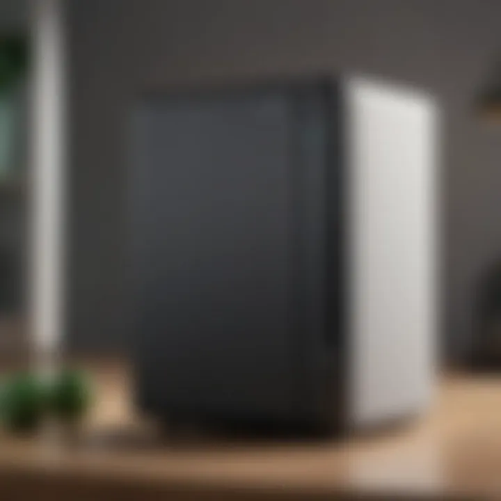 A sleek and modern design of the Xbox One Mini Fridge showcasing its gaming-inspired aesthetics.