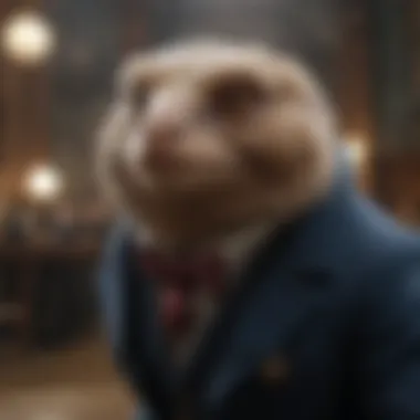 A captivating scene from the third Fantastic Beasts film showcasing a magical creature