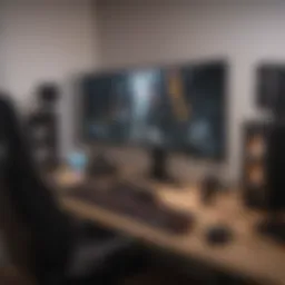 High-performance gaming setup showcasing advanced components