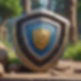 Fortnite Logo Shield