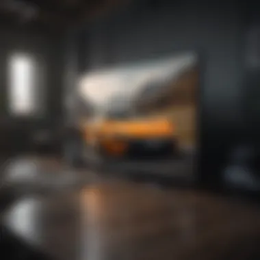 Elegant High-Performance Design Sleek design of a high-performance motion TV