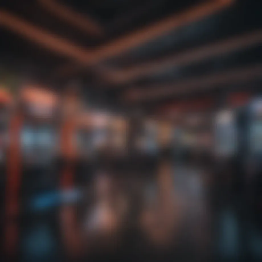Immersive Gaming Environment Illustration