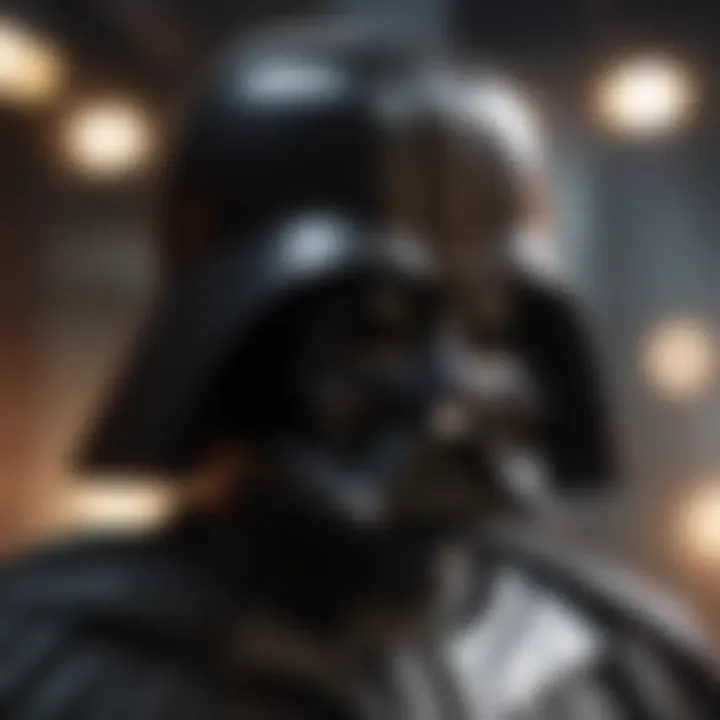 Darth Vader in a menacing pose in Lego Star Wars Skywalker Saga