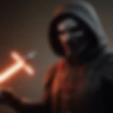 Kylo Ren displaying his dark power in Lego Star Wars Skywalker Saga