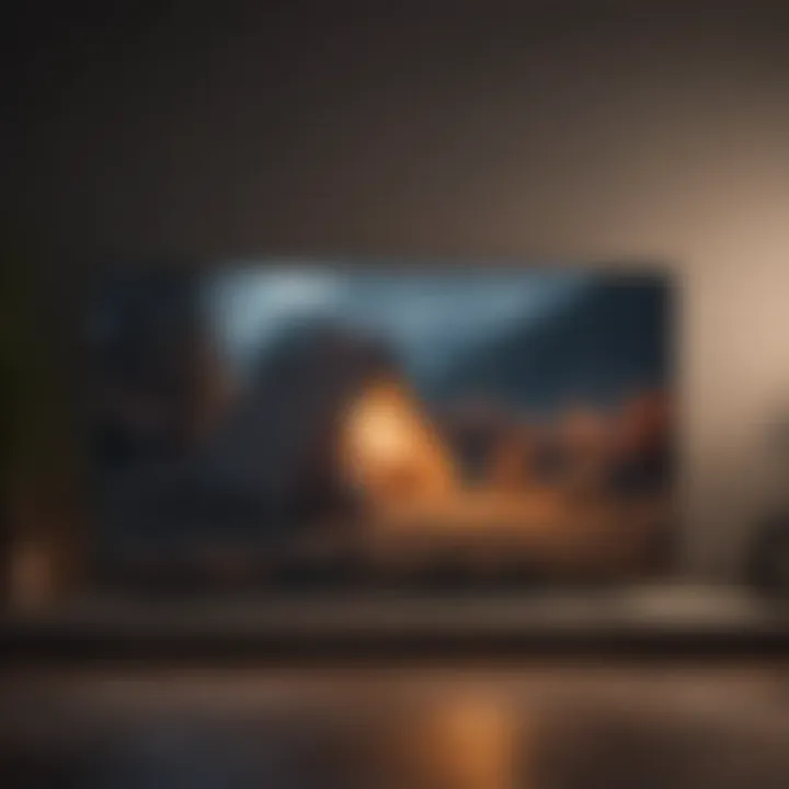 Immersive LG 55-Inch TV Display